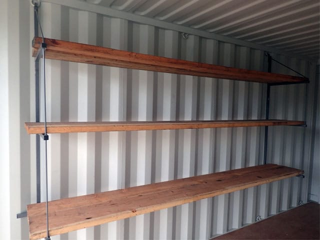Storage Container Shelving