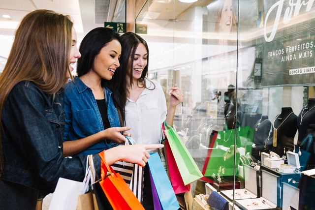 Women Shopping, Retail Industry